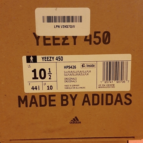 Adidas Originals Yeezy 450 *NWT* - Picture 9 of 9